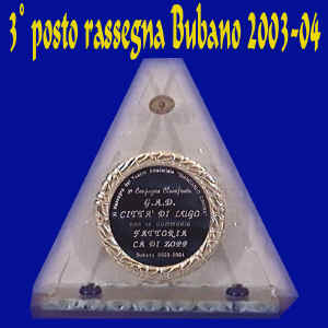 Premio Compagnia Terza Classificata rassegna Bubano 2003-04