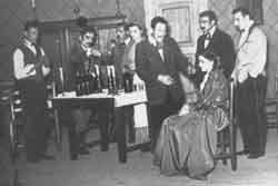 Palotta, Bentivoglio, Ferri, Zvana, Giorgio, Giulietta, un cuntadein, Filippo