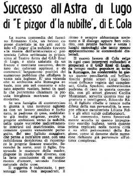 da "Il Piccolo" 30 gennaio 1969